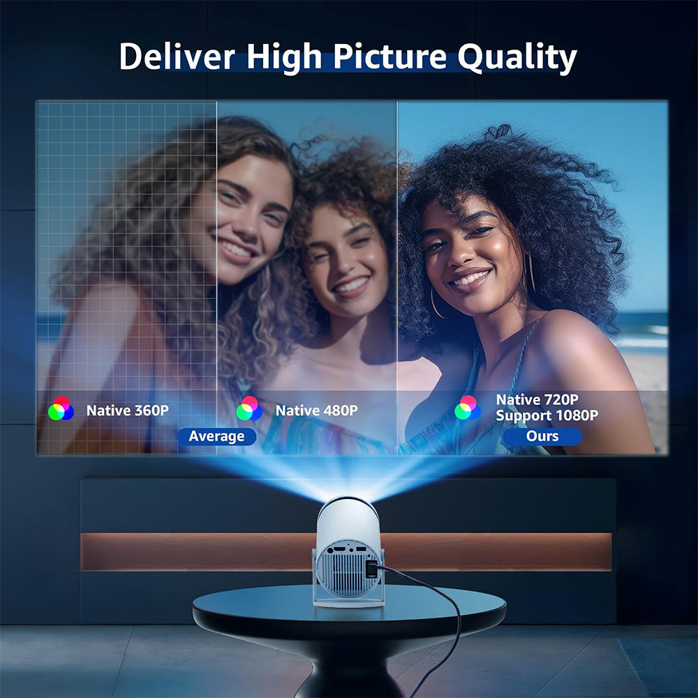 Portable Bluetooth Mini HD Projector