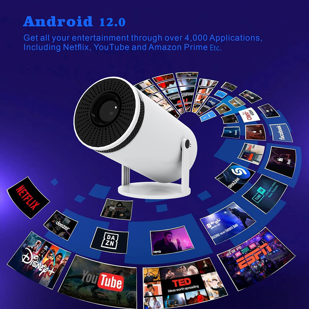 Portable Bluetooth Mini HD Projector
